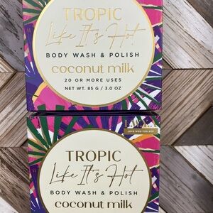 Like It's Hot Coconut Milk Body Wash & Polish - 3 oz Set of 2